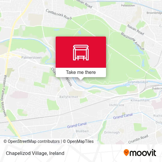 Chapelizod Village map