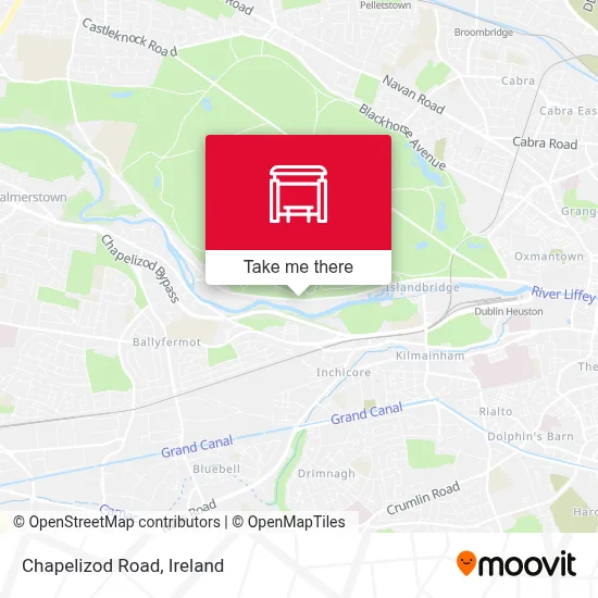 Chapelizod Road map