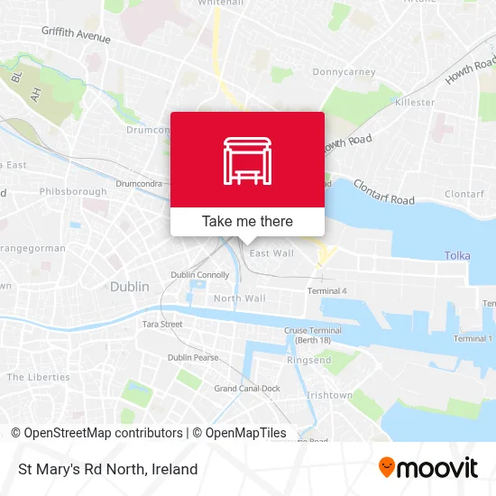 St Mary's Rd North map
