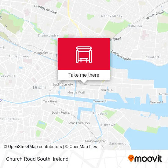 Church Road South map