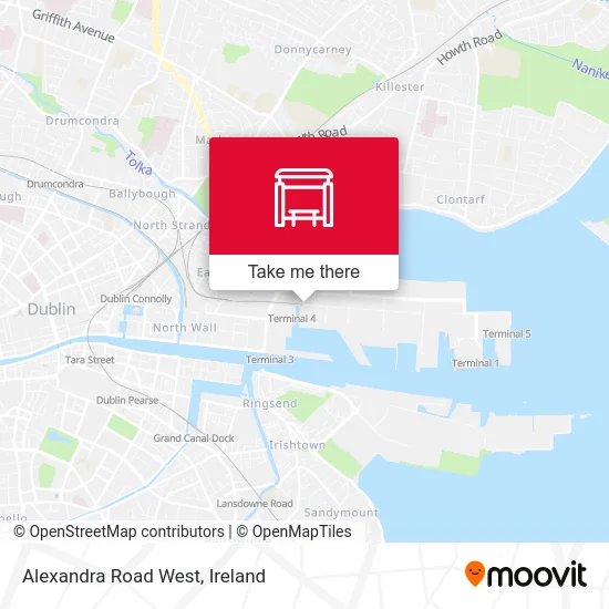 Alexandra Road West map