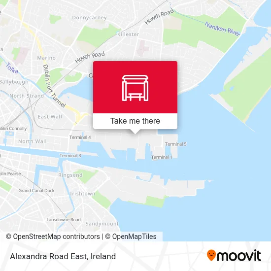 Alexandra Road East map