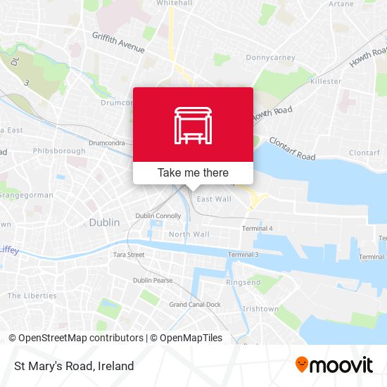 St Mary's Road map