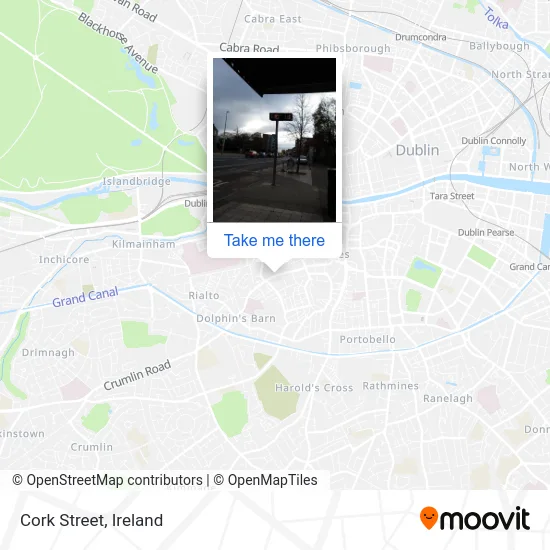 Cork Street map