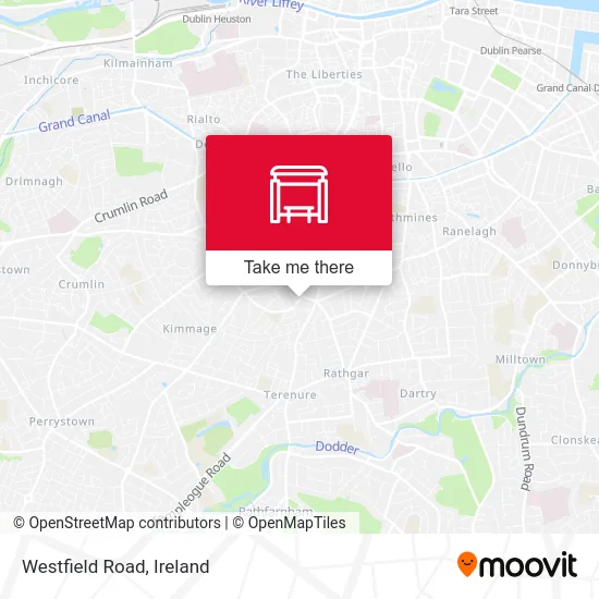 Westfield Road map