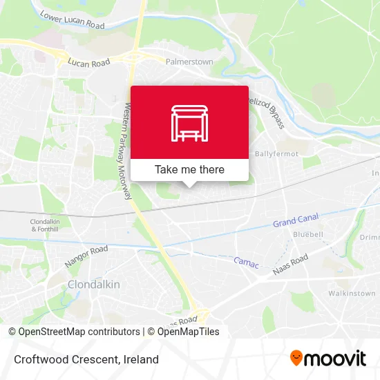 Croftwood Crescent map
