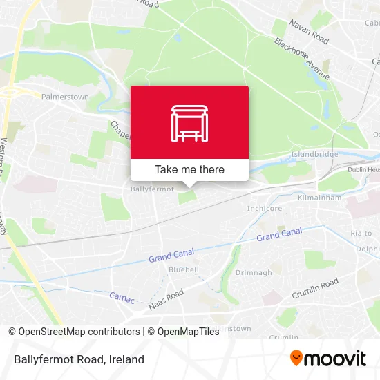 Ballyfermot Road map