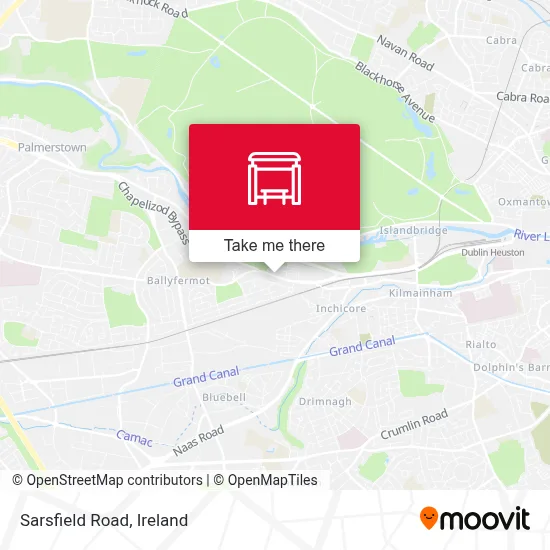 Sarsfield Road map