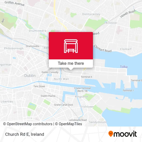 Church Rd E map