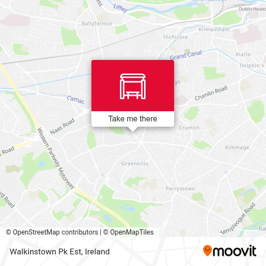 Walkinstown Pk Est map