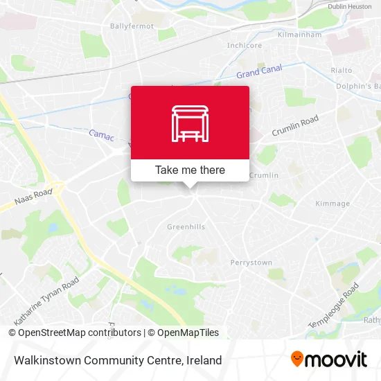 Walkinstown Community Centre map
