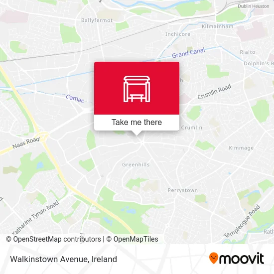 Walkinstown Avenue map