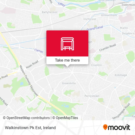 Walkinstown Pk Est map