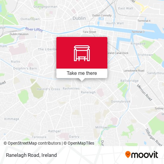 Ranelagh Road map