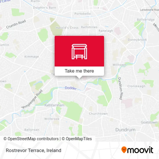 Rostrevor Terrace map