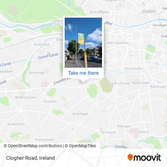 Clogher Road map