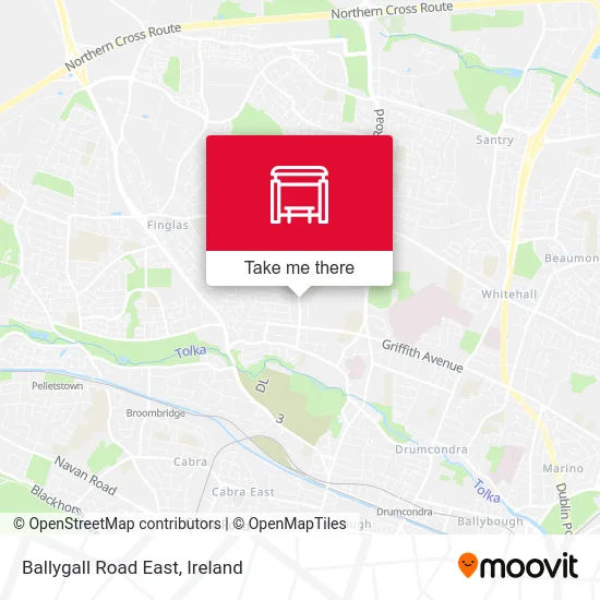 Ballygall Road East map