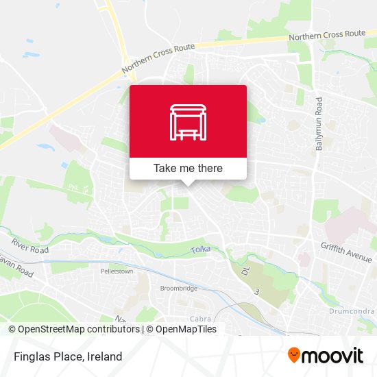 Finglas Place map