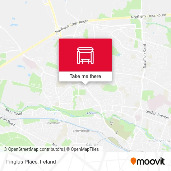 Finglas Place map