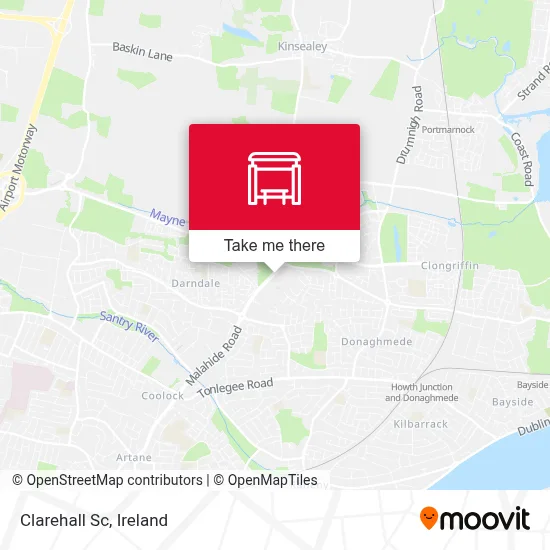 Clarehall Sc map