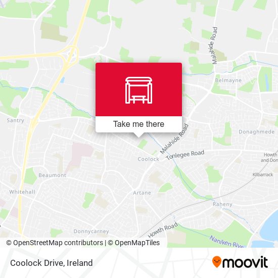 Coolock Drive map