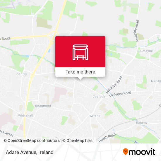 Adare Avenue map