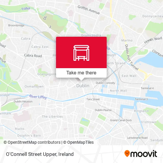 O'Connell Street Upper map