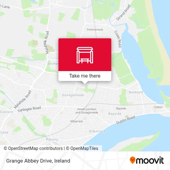 Grange Abbey Drive map