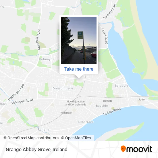 Grange Abbey Grove map