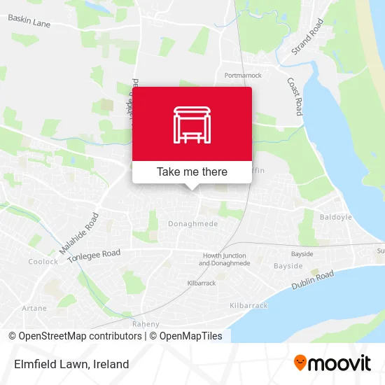 Elmfield Lawn map