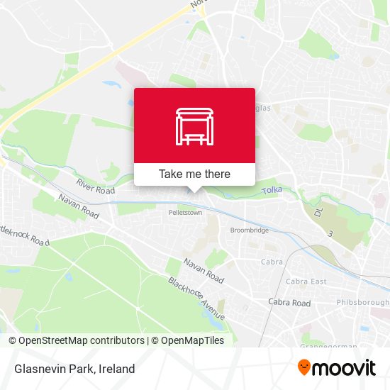 Glasnevin Park map