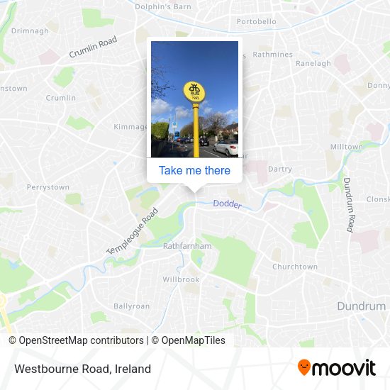 Westbourne Road map