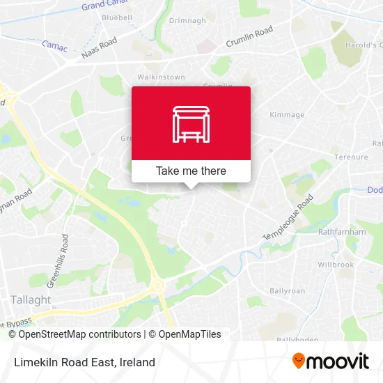 Limekiln Road East map