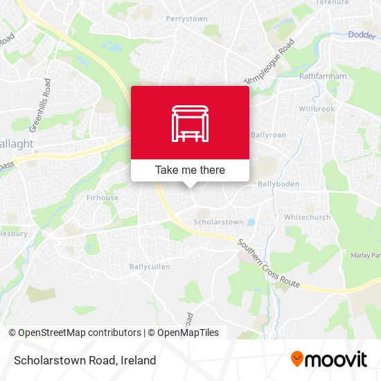 Scholarstown Road map