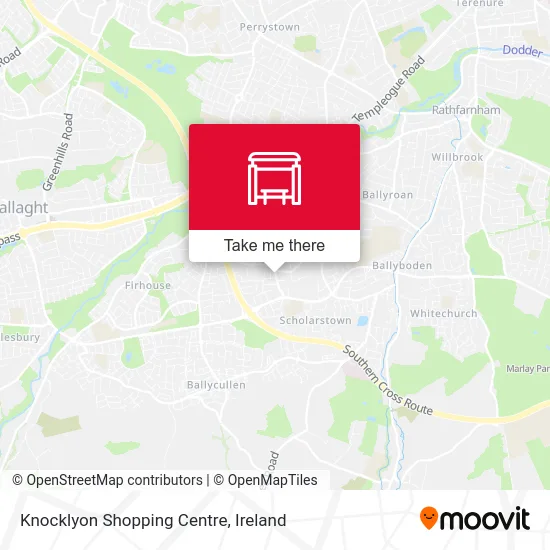 Knocklyon Shopping Centre map