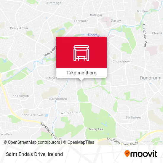 Saint Enda's Drive map