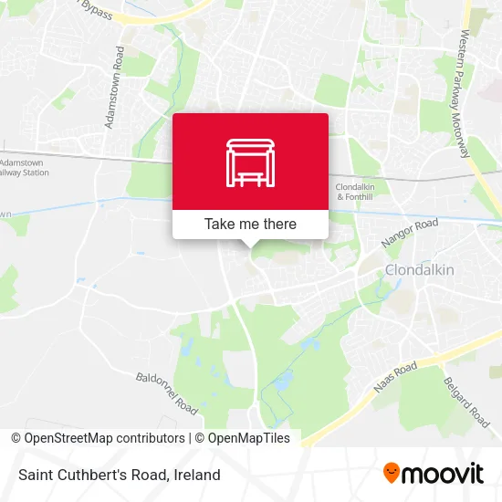 Saint Cuthbert's Road map