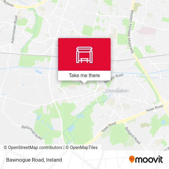 Bawnogue Road map
