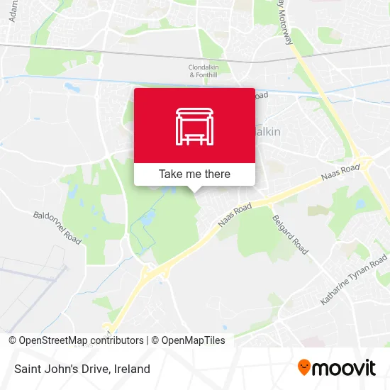 Saint John's Drive map