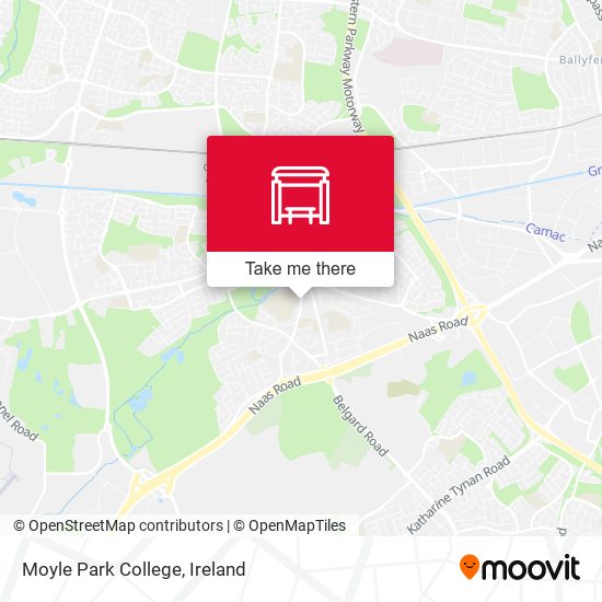 Moyle Park College map