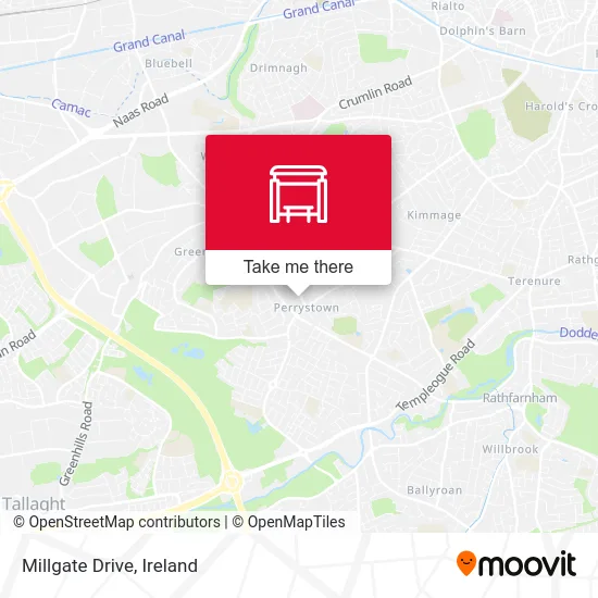 Millgate Drive map