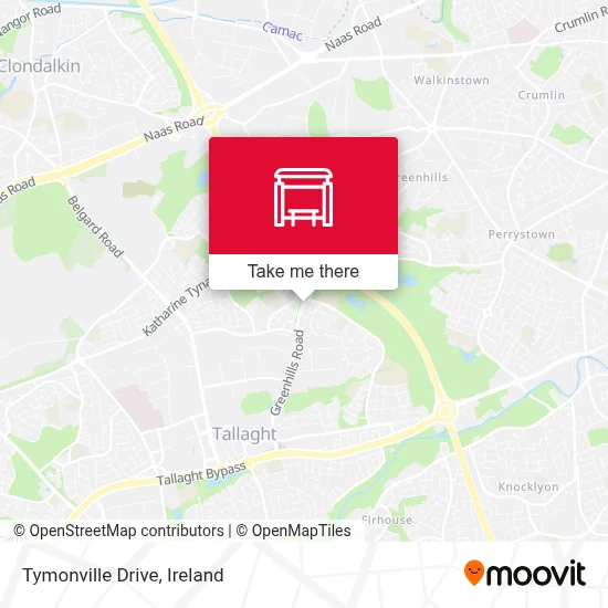 Tymonville Drive map