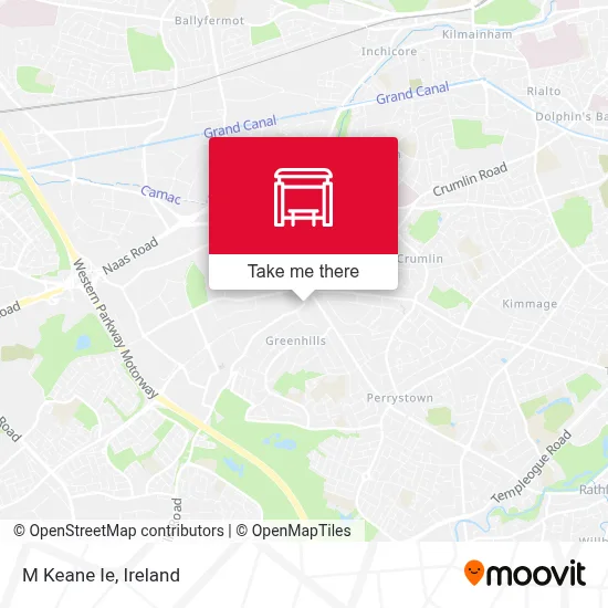 M Keane Ie map