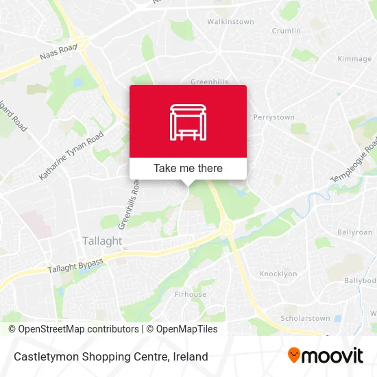 Castletymon Shopping Centre map