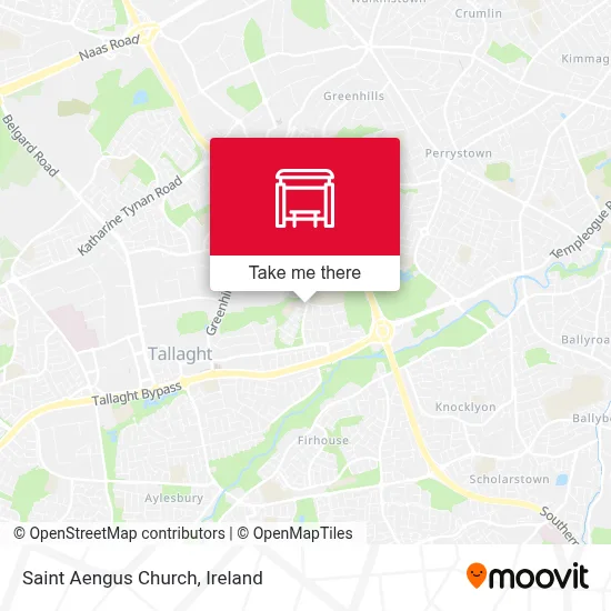 Saint Aengus Church map