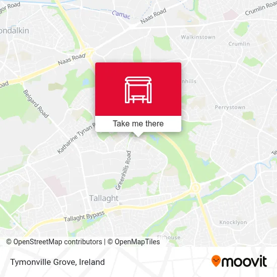 Tymonville Grove map