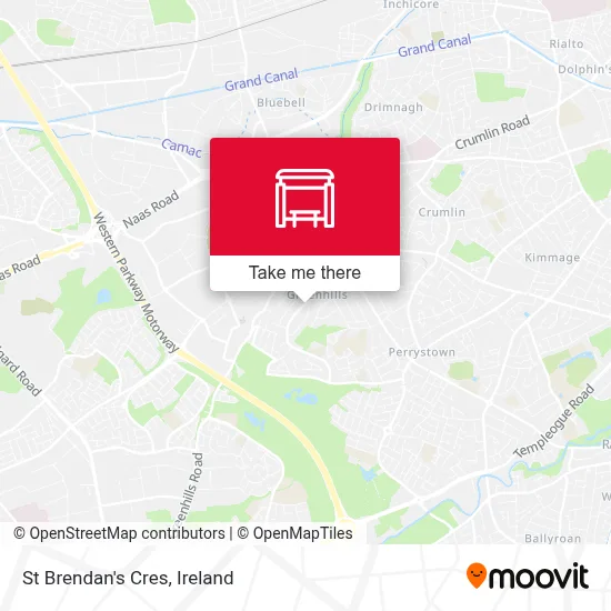 St Brendan's Cres map