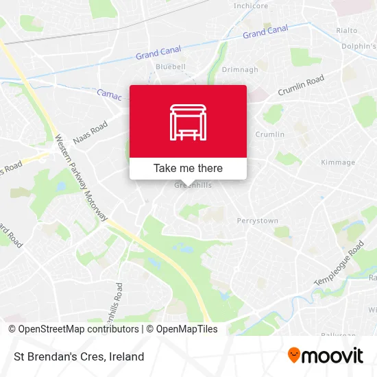 St Brendan's Cres map