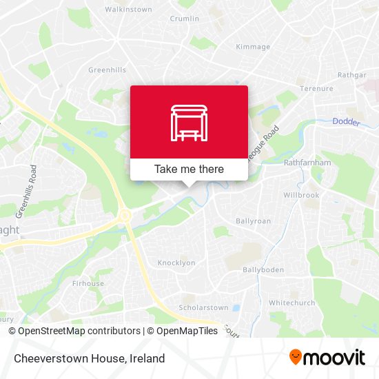 Cheeverstown House map