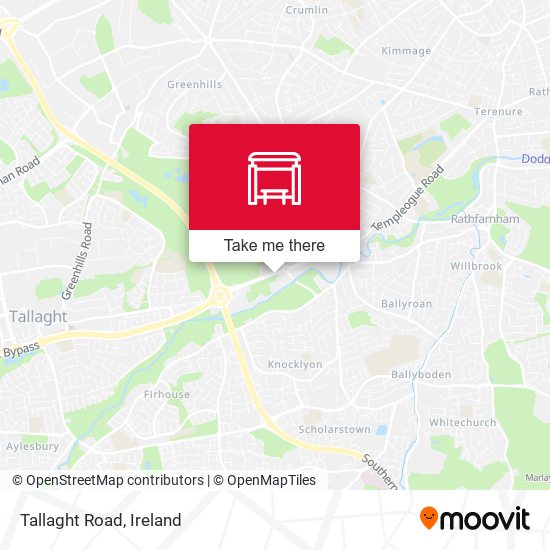 Tallaght Road map